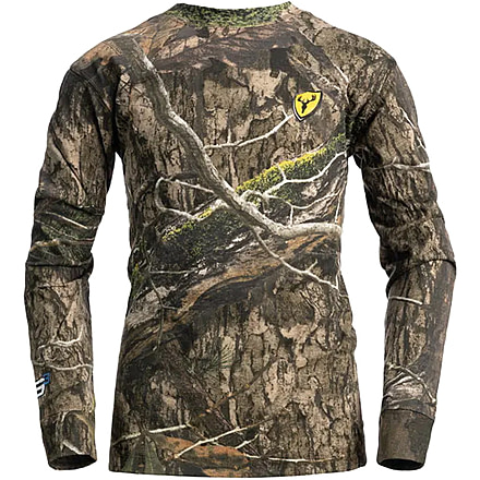 Blocker Outdoors Youth Fused Cotton Long Sleeve Shirt - Mens, MO Country DNA Small, 1409124