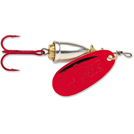 Blue Fox Classic Vibrax Spinner, 7/64 oz, Bleeding Silver, 60-00-450IC