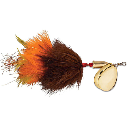 Blue Fox Vibrax Super Bou Spinner, Brown Orange, 7 3/4in, 1 3/8oz, SBOU8BRO