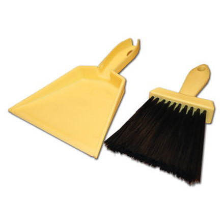 Blue Sky Gear Dustpan and Broom Sweep Set, Yellow 32-02095-06