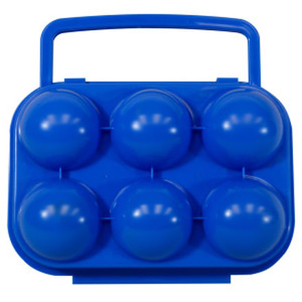 Blue Sky Gear Egg Carrier half dozen, Blue 32-02055-00