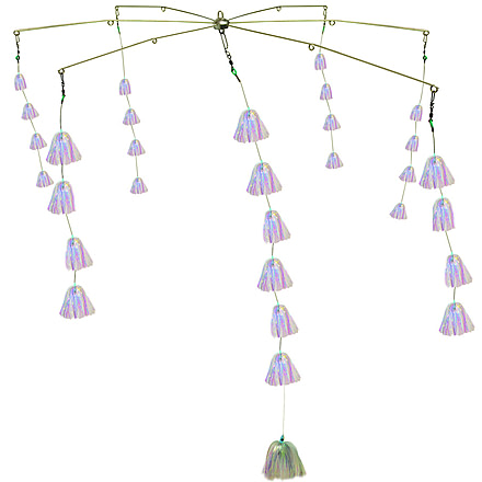 Blue Water Candy 6-Arm Sail-Abration Dredge, Light Blue, 98605