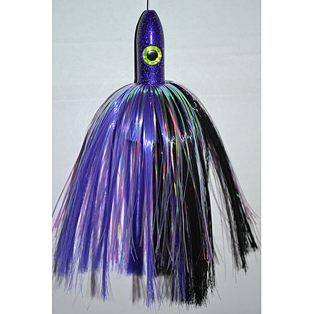 Blue Water Candy Bullet Jag, 9in, 3-1/4oz, Purple/Black Skirt/Black Head, 55015