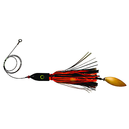 Blue Water Candy Jag-A-Hoo Fishing Rig, 8oz, Orange/Black, 51806