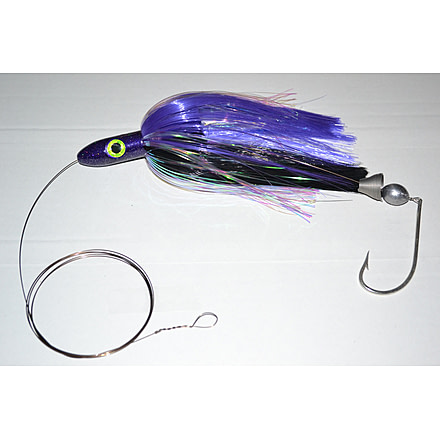 Blue Water Candy Rigged Jag, Purple/Black, 55165