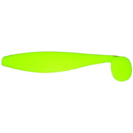 Blue Water Candy Shad Body 6in, Chartreuse, 5/Pack, 6609