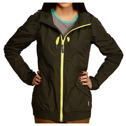 Inspire Jacket - Womens-Charcoal Pinstripe-Small