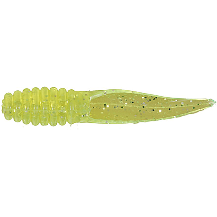 Bobby Garland Slab Slay'R Soft Bait, 12, 2in, Chartreuse Silver/Chartreuse, BG2SS3305-12