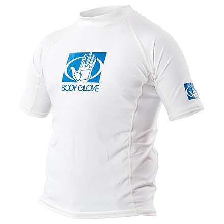 Body Glove Fitted Rashguard Jr S/a Wht 6 13210J-WHT-6