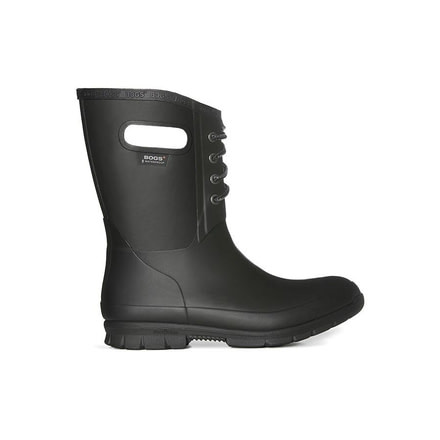 Bogs Amanda Plush Lace, Black, Medium, 13, 72454-001-M-13