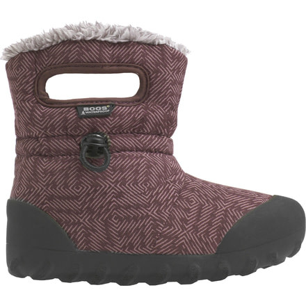 Bogs B-Moc Dash Puff Winter Boot - Kid's-Plum-13 Youth