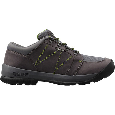 Bogs Bend Low Hiking Shoe - Men's-Pewter-Medium-8
