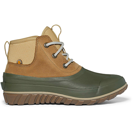 Bogs Classic Casual Lace Leather Shoes - Womens, Dark Green Multi, 8, 72847-348-8