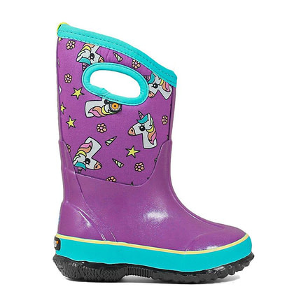 Bogs Classic Design A Boot - Unicorn Star, Purple Multi, Medium, 1, 72497-540-M- 1