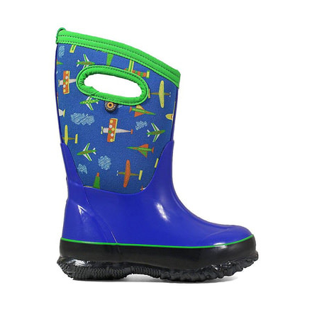 Bogs Classic Plane Insulated Boots - Kids, Blue Multi, 1, 72286-460-M-1