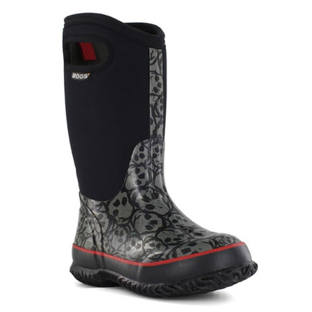 Bogs Classic Skulls Boot,Black,Size 7 71440A-001-7