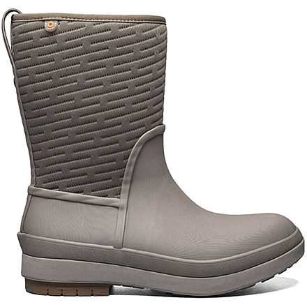 Bogs Crandall II Mid Zip Shoes - Womens, Fossil, 8, 72700-258-8