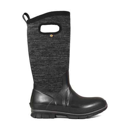 Bogs Crandall Tall Knit - Womens, Black Multi, Medium, 9, 72418-009-M- 9