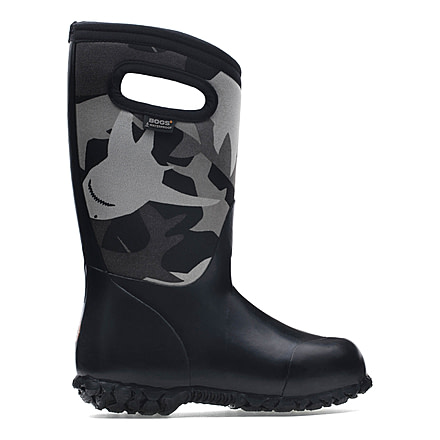 Bogs Durham Sharks Boot,Black Multi,Size 1 71930-009-1