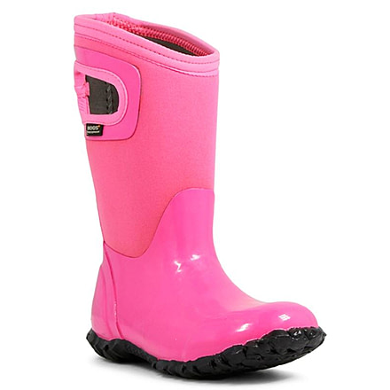 Bogs North Hampton Solid Boot,Bubble Gum Pink,Size 1 71844-662-1