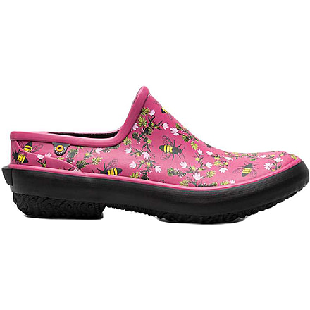 Bogs Patch Clog Bees - Womens, Fuchsia, 9, 72968-660-9