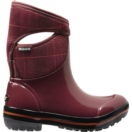 Bogs Plimsoll Mid Rubber Boot - Womens-Raisin-Medium-10 US