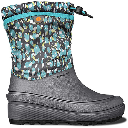 Bogs Snow Shell Animal Boot - Kids, Dk Gray Multi, 12, 72866-074-12