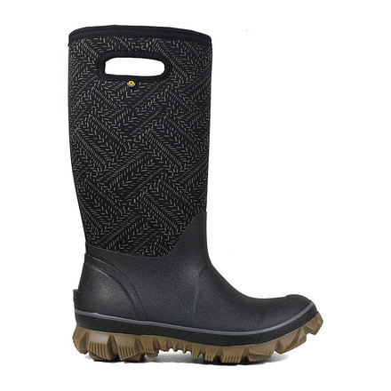 Bogs Whiteout Fleck - Womens, Black Multi, Medium, 11, 72244-009-M-11