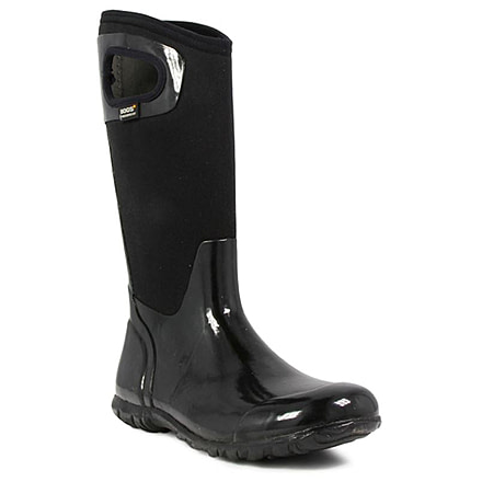 Bogs Womens North Hampton Solid Boot,Black,Size 11 71781-001-11