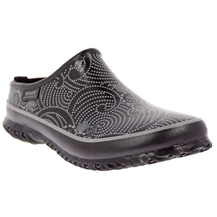 Bogs Womens Urban Farmer Slide Batik Boot,Black,Size 6 71707-001-6