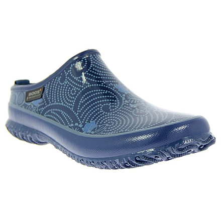 Bogs Womens Urban Farmer Slide Batik Boot,Blue,Size 6 71707-400-6