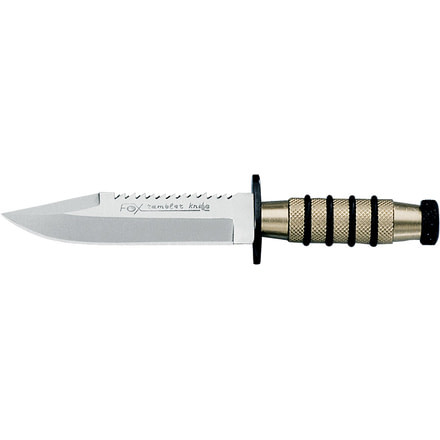 Boker 1699Champagne Mini Fox Fixed Blade Knife, 6.2in, 420C, Polypropylene, Uncoated, Blue, 1699CHAMPAGNE