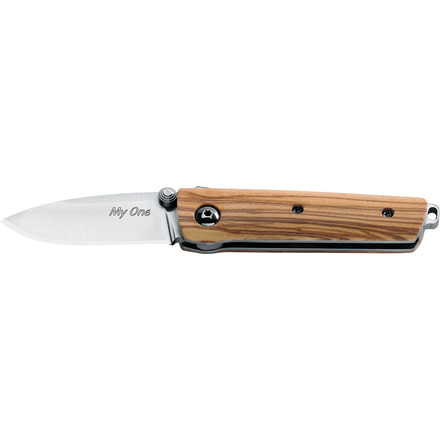 Boker 279Ol Fox My One Olive Fixed Blade Knife, 2in, N690, Olive Wood, Brown, 279OL