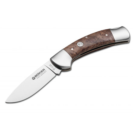 Boker 3000 Thuya Ii Folding Knife, 3.3in, 440C, Uncoated, Brown, 112000TH