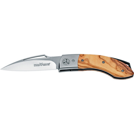 Boker 440Ol Fox Dream Catcher Folding Knife, 3.14in, N690Co, Stainless Steel, 440OL