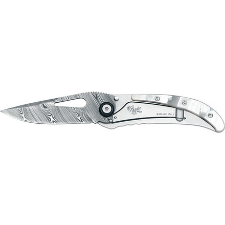 Boker Big Trendy Damascus Folding Knife, 2.55in, 435DMOP