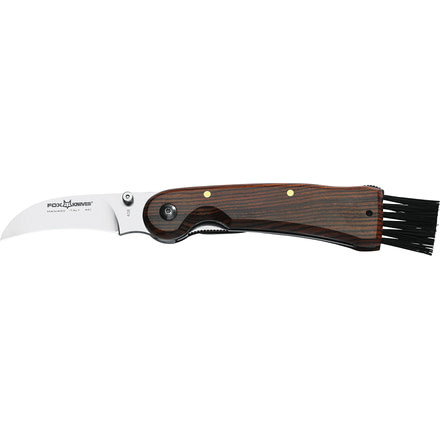 Boker Coltelli Funghi M/Co Legno Folding Knife, 2.46in, 440C, Stainless Steel, 408