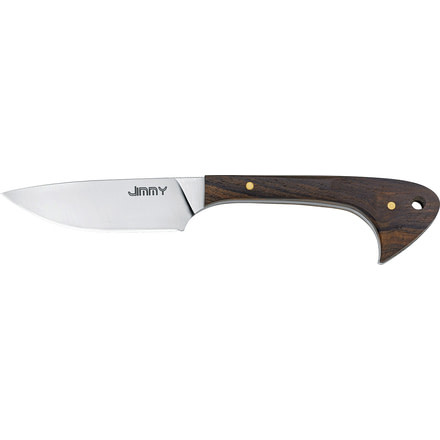 Boker Fox Hossom Jimmy Fixed Blade Knife, 2.75in, N690Co, Brown Leather, FX-603
