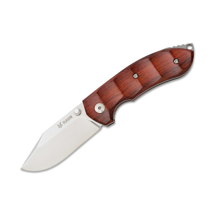 Boker Fox Ravn Cocobolo Fixed Blade Knife, 3.3in, N690, Cocobolo Wood, Brown, FX-514