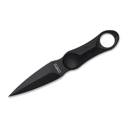 Boker Fox Utk Undercover Tac Fixed Blade Knife, 4.1in, N690, G10, Black, FX-635T