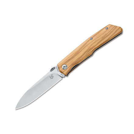 Boker Fx-525Ol Terzuola Olive Satin Folding Knife, 3.5in, N690, Olive Wood, Uncoated, Brown, FX-525OL