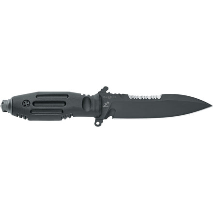 Boker Fx-805B Fkmd Mars Sputnik 5 Fixed Blade Knife, 5.4in, N690, Forprene, Black, FX-805B