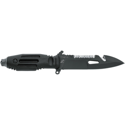 Boker Fx-807B Fkmd Mars Sputnik 7 Fixed Blade Knife, 5.4in, N690, Forprene, Black, FX-807B