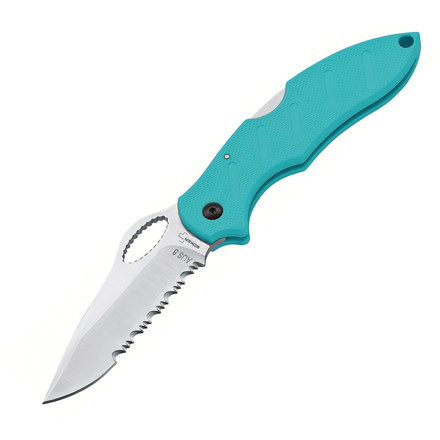 Boker Plus Action Folding Knife, 3in, G10, AUS-8, Blue, 01BO095