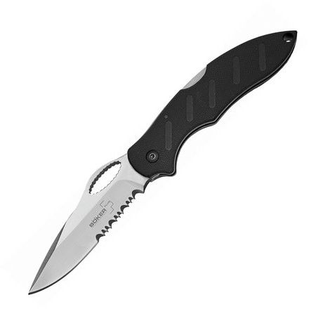 Boker Plus Action Roper Folding Knife, 3in, AUS-8, G10, Black, 01BO094