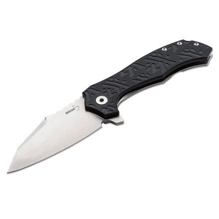 Boker Plus Cfm-A1 Folding Knife, 3.6in, 14C28N, G10, Uncoated, Black, 01BO766