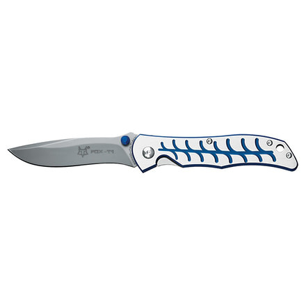 Boker T1/2Blu Fox Terzuola Folding Knife, Blue, T1/2BLU