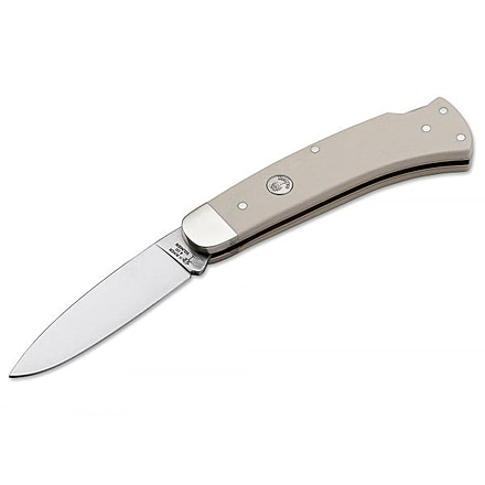 Boker USA Boker Fellow Folding Pocket Knife,3.3in 4034 Steel Blade,Elforyn White Handle 111035