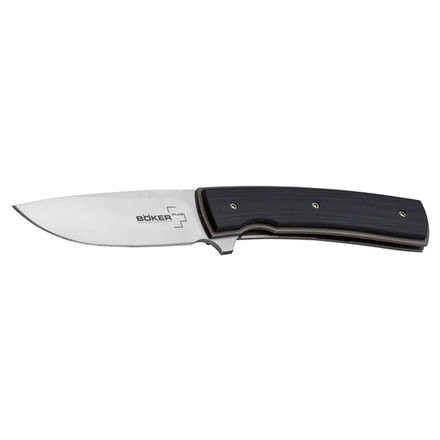 Boker USA Boker Plus FR G-10 Folding Pocket Knife,2.8in VG-10 Steel Blade,G-10 Black Handle, 01BO742