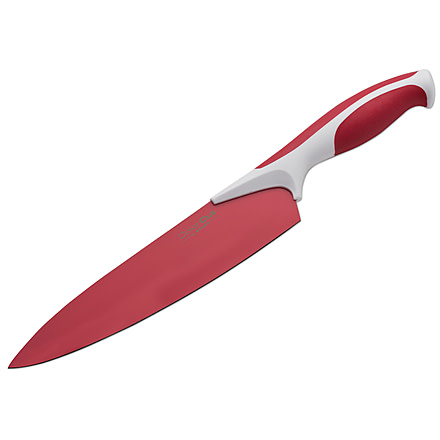 Boker USA Colorcut Chefs Knife,8.125in CrMoV Steel Blade,Raspberry Red Handle 03CT102